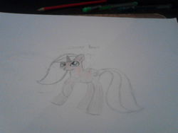 Size: 2048x1536 | Tagged: safe, artist:ponydancer, oc, oc only, pony, unicorn, open mouth, solo, traditional art