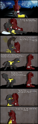 Size: 1496x4848 | Tagged: safe, oc, oc only, oc:steel soul, oc:vanilla the changeling, changeling, changeling oc, tumblr, tumblr comic, yellow changeling