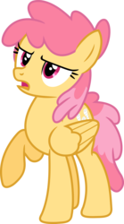 Size: 3000x5379 | Tagged: safe, artist:incognito-i, dizzy twister, orange swirl, pegasus, pony, g4, the super speedy cider squeezy 6000, background pony, simple background, solo, transparent background, vector