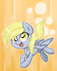 Size: 2799x3499 | Tagged: safe, artist:junkyardgypsy, derpy hooves, pegasus, pony, g4, female, happy, high res, mare, smiling, solo