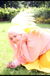 Size: 1090x1644 | Tagged: safe, artist:kaalii, fluttershy, human, g4, cosplay, irl, irl human, photo