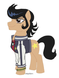 Size: 768x1024 | Tagged: safe, artist:morbidhorrors, pony, ponified, simple background, solo, space dandy, transparent background