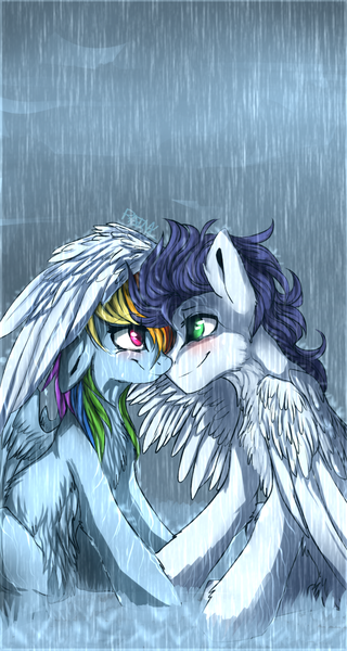 694992 Artist Rainbowaliona Blushing Cute Eye Contact Female