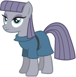 Size: 2382x2423 | Tagged: safe, artist:alicornoverlord, maud pie, earth pony, pony, g4, female, frown, high res, simple background, solo, transparent background, vector