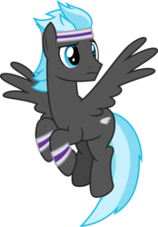 Size: 4183x6000 | Tagged: safe, artist:chainchomp2, thunderclap, pegasus, pony, g4, it ain't easy being breezies, absurd resolution, male, not thunderlane, simple background, solo, stallion, transparent background, vector