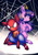 Size: 990x1400 | Tagged: safe, artist:bakki, twilight sparkle, alicorn, pony, g4, my little pony: friendship is magic, twilight's kingdom, crossover, fanfic art, fanfic cover, female, male, mare, peter parker, ponified, spider web, spider-man, spidertwi, the amazing spider-man, twilight sparkle (alicorn)