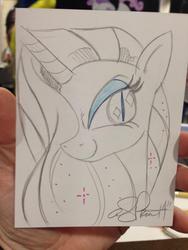 Size: 600x800 | Tagged: safe, artist:andy price, nightmare rarity, pony, unicorn, g4, female, mare, solo, traditional art