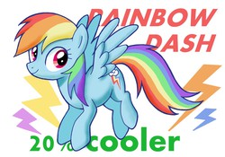 Size: 1000x700 | Tagged: safe, artist:imo, rainbow dash, g4, 20% cooler, female, pixiv, solo