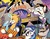 Size: 1045x814 | Tagged: safe, artist:andypriceart, idw, 33 1-3 lp, 8-bit (g4), dj pon-3, gaffer, gizmo, long play, observer (g4), vinyl scratch, g4, boy george, frankie goes to hollywood, keyboard, little girls, musical instrument, new wave, oingo boingo, song reference, the mystic knights of the electric stable, xylophone