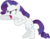 Size: 744x573 | Tagged: safe, artist:cheezedoodle96, rarity, pony, unicorn, dragon quest, g4, my little pony: friendship is magic, .svg available, angry, belly, bipedal, female, mare, simple background, solo, svg, transparent background, vector, yelling