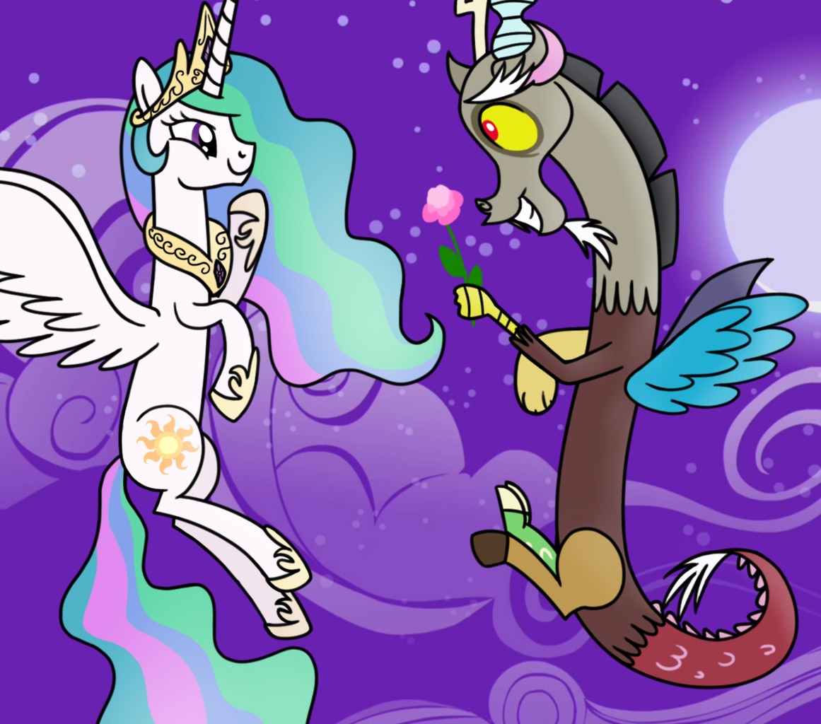 Discord X Princess Celestia shipping. 