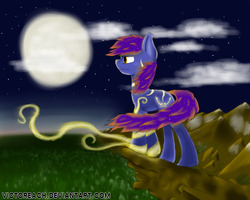 Size: 5000x4000 | Tagged: safe, artist:victoreach, oc, oc only, earth pony, pony, magic, night