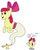 Size: 1980x2499 | Tagged: safe, artist:crackle486, apple bloom, genie, g4, 1000 hours in ms paint, dialogue, geniefied, lamp, ms paint, quality, simple background, white background