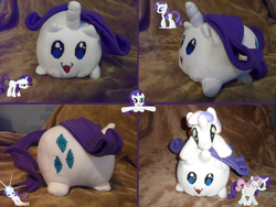 Size: 900x678 | Tagged: safe, artist:crackle486, rarity, g4, irl, photo, plushie