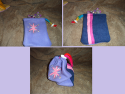 Size: 900x678 | Tagged: safe, artist:crackle486, twilight sparkle, g4, bag, customized toy, cutie mark