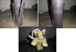 Size: 900x617 | Tagged: safe, artist:crackle486, fluttershy, g4, customized toy, glass