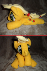 Size: 900x1354 | Tagged: safe, artist:crackle486, applejack, g4, irl, photo, plushie