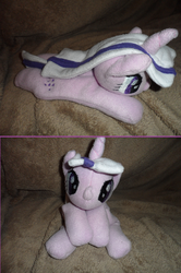 Size: 1024x1541 | Tagged: safe, artist:crackle486, twilight, g1, cute, irl, photo, plushie, solo