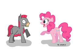 Size: 1500x1000 | Tagged: artist needed, safe, pinkie pie, earth pony, pony, g4, amazing horse, female, mare