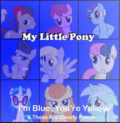 Size: 654x670 | Tagged: safe, artist:notallbrony, berry punch, berryshine, bon bon, carrot top, derpy hooves, dj pon-3, doctor whooves, golden harvest, lyra heartstrings, minuette, octavia melody, sweetie drops, time turner, vinyl scratch, pegasus, pony, g4, album cover, female, mare, rucka rucka ali