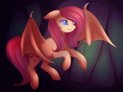 Size: 2048x1536 | Tagged: safe, artist:mausefang, fluttershy, g4, female, floppy ears, flutterbat, solo