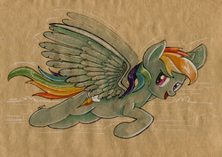 Size: 999x707 | Tagged: safe, artist:maytee, rainbow dash, g4, female, solo