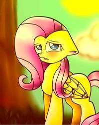 Size: 497x625 | Tagged: safe, artist:crystalhedgiecat, fluttershy, g4, female, solo