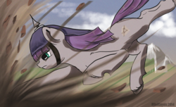 Size: 3000x1821 | Tagged: safe, artist:blindcoyote, maud pie, g4, female, pickelhaube, solo, wrong cutie mark