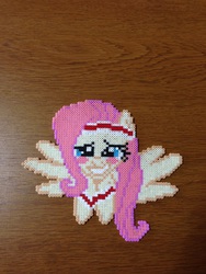 Size: 2448x3264 | Tagged: safe, artist:ginsei, fluttershy, g4, hurricane fluttershy, female, high res, perler beads, pixiv, solo