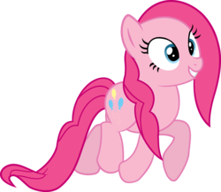 Size: 4679x4069 | Tagged: safe, artist:slb94, pinkie pie, earth pony, pony, g4, maud pie (episode), absurd resolution, female, simple background, solo, transparent background, vector, wet, wet mane, wet mane pinkie pie