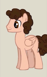 Size: 550x898 | Tagged: safe, oc, oc only, oc:boris, pegasus, pony, blank flank, simple background, solo