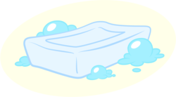 Size: 5000x2752 | Tagged: safe, artist:lahirien, high res, no pony, simple background, soap, transparent background, vector