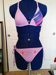 Size: 2988x3984 | Tagged: safe, artist:tejnin, twilight sparkle, g4, bikini, clothes, customized toy, high res, swimsuit