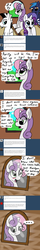Size: 1280x8076 | Tagged: safe, artist:xenithion, rarity, sweetie belle, oc, g4, ask, blood mage sweetie belle, tumblr