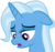 Size: 2138x1992 | Tagged: safe, artist:genericdave, trixie, pony, unicorn, g4, alternate hairstyle, female, mare, sad, simple background, solo, transparent background, vector