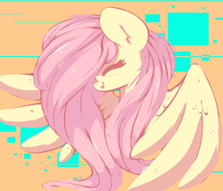 Size: 1128x966 | Tagged: safe, artist:aquadiamonds, fluttershy, g4, eyes closed, female, smiling, solo