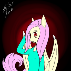 Size: 512x512 | Tagged: safe, artist:silberherz, fluttershy, g4, flutterbat