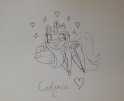 Size: 2046x1672 | Tagged: safe, artist:werdnasremos, princess cadance, g4, chibi, female, princess of love, solo