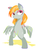 Size: 740x932 | Tagged: safe, artist:ochimoto, derpy hooves, pony, g4, bipedal, female, solo