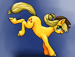 Size: 1024x768 | Tagged: safe, artist:luckyorigamistars, applejack, g4, female, solo