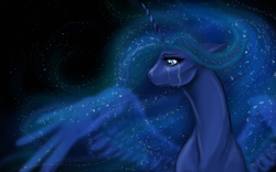 Size: 3810x2382 | Tagged: safe, artist:cathykitcat, princess luna, g4, crying, female, floppy ears, high res, missing accessory, solo