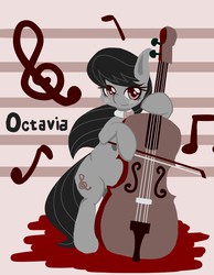 Size: 1478x1907 | Tagged: safe, artist:doubt, octavia melody, g4, cello, female, musical instrument, pixiv, solo