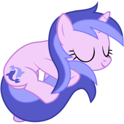 Size: 630x630 | Tagged: safe, artist:violetclm, sea swirl, seafoam, pony, unicorn, g4, .svg available, cute, female, seadorable, simple background, sleeping, solo, svg, tail curled, tail hug, transparent background, vector