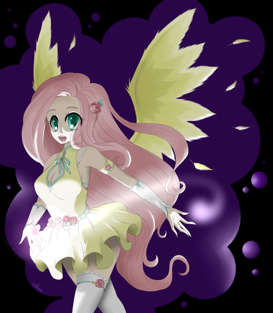 Safe Artist Iikiui Fluttershy Human G Female Humanized