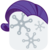 Size: 1140x1140 | Tagged: safe, artist:craftybrony, rarity, g4, app, icon, iphone, snow, snowflake, solo, weather