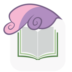 Size: 1140x1140 | Tagged: safe, artist:craftybrony, sweetie belle, g4, app, book, ibooks, icon, iphone