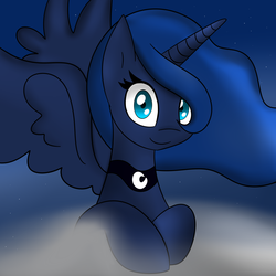 Size: 2048x2048 | Tagged: safe, artist:nuke928, princess luna, g4, female, high res, looking at you, solo