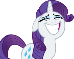 Size: 6042x4840 | Tagged: safe, artist:slb94, rarity, pony, unicorn, g4, ponyville confidential, absurd resolution, female, grin, horn, simple background, solo, transparent background, vector