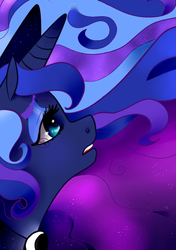 Size: 600x850 | Tagged: safe, artist:tenderlumpkins, princess luna, alicorn, pony, g4, female, mare, solo