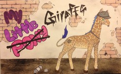 Size: 2904x1794 | Tagged: safe, artist:kurustein, oc, oc only, giraffe, solo